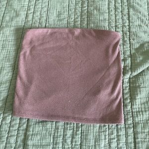 burnt pink american eagle tube top /// size small